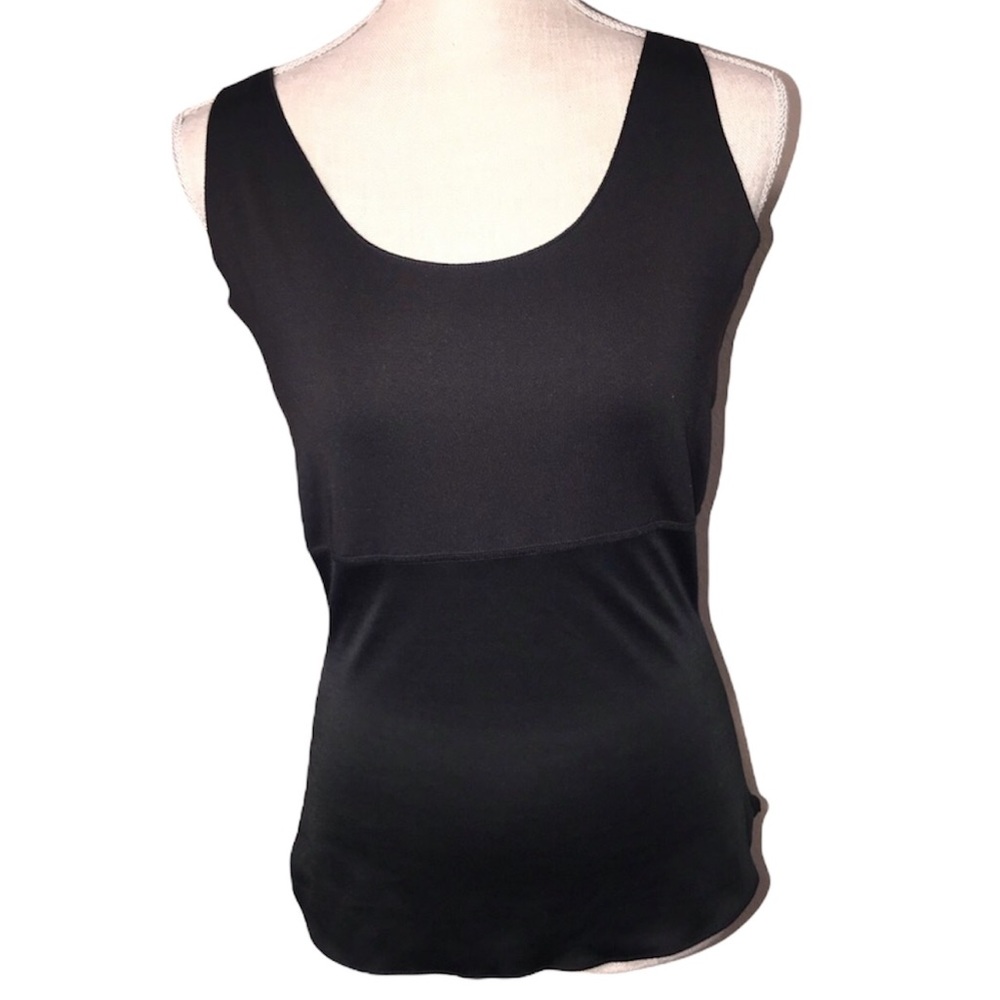 Spanx by Sara Blakely black form fitted tank top size large